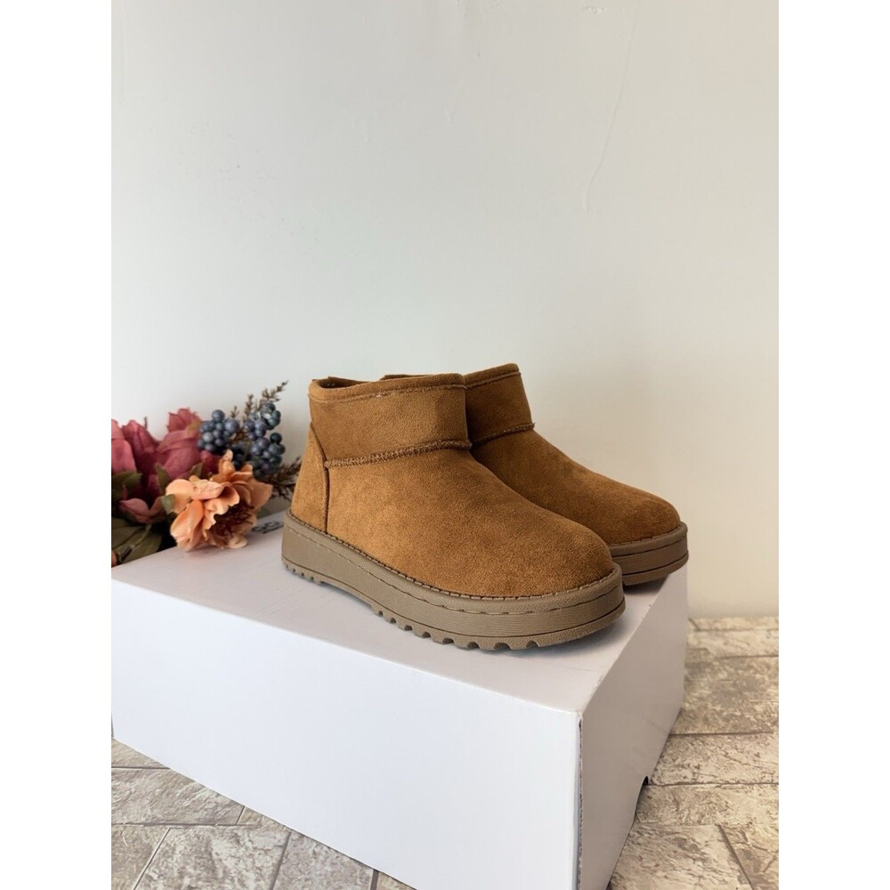 Sonoma Goods For Life Girl's Kazz Ankle Boots JL3 Cognac Size US:12 - Picture 7 of 13